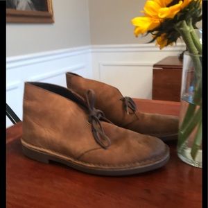 clarks oxblood desert boots